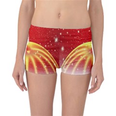 Advent Candle Star Christmas Reversible Bikini Bottoms by Nexatart