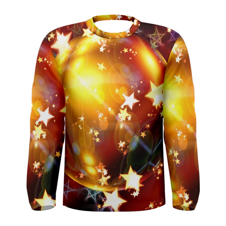 Advent Star Christmas Men s Long Sleeve Tee