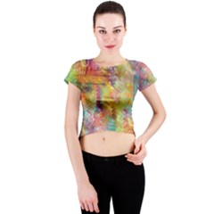 Rainbow Spirit Crew Neck Crop Top by KirstenStar