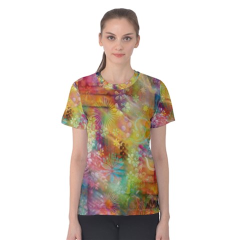 Rainbow Spirit Women s Cotton Tee by KirstenStar