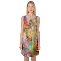 Rainbow Spirit Sleeveless Satin Nightdress by KirstenStar