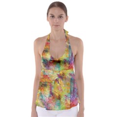 Rainbow Spirit Babydoll Tankini Top by KirstenStar