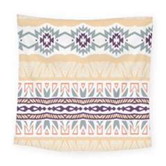 Tribal Design       Square Tapestry by LalyLauraFLM