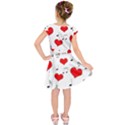 Love song pattern Kids  Short Sleeve Dress View2