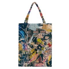 Art Graffiti Abstract Vintage Classic Tote Bag by Nexatart