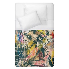 Art Graffiti Abstract Vintage Duvet Cover (single Size) by Nexatart