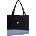 Astronaut Floating Above The Blue Planet Mini Tote Bag View2