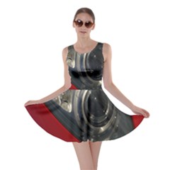 Auto Red Fast Sport Skater Dress by Nexatart