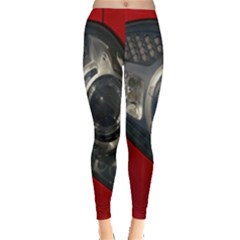 Auto Red Fast Sport Leggings  by Nexatart