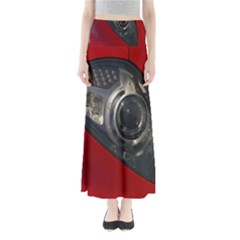 Auto Red Fast Sport Maxi Skirts by Nexatart