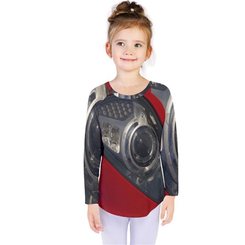 Auto Red Fast Sport Kids  Long Sleeve Tee by Nexatart