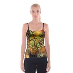 Backdrop Background Tree Abstract Spaghetti Strap Top by Nexatart