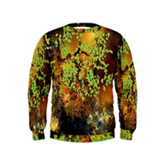 Backdrop Background Tree Abstract Kids  Sweatshirt