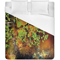 Backdrop Background Tree Abstract Duvet Cover (california King Size) by Nexatart