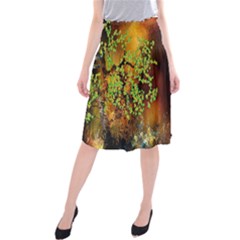 Backdrop Background Tree Abstract Midi Beach Skirt