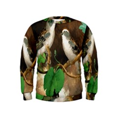 Backdrop Colorful Bird Decoration Kids  Sweatshirt