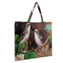 Backdrop Colorful Bird Decoration Zipper Large Tote Bag View2