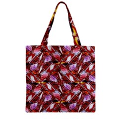 Background For Scrapbooking Or Other Shellfish Grounds Zipper Grocery Tote Bag by Nexatart