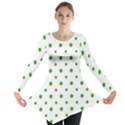 Saint Patrick Motif Pattern Long Sleeve Tunic  View1