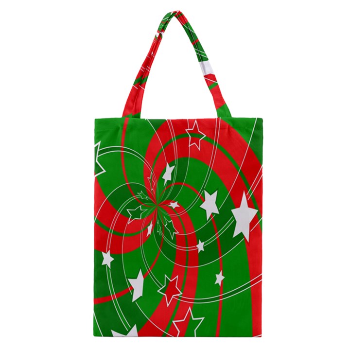 Background Abstract Christmas Classic Tote Bag