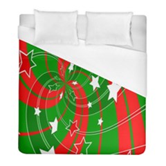 Background Abstract Christmas Duvet Cover (full/ Double Size) by Nexatart