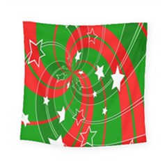 Background Abstract Christmas Square Tapestry (small) by Nexatart