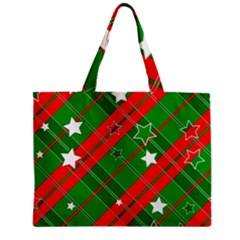 Background Abstract Christmas Zipper Mini Tote Bag by Nexatart