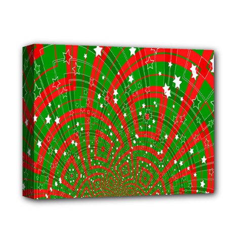 Background Abstract Christmas Pattern Deluxe Canvas 14  X 11  by Nexatart