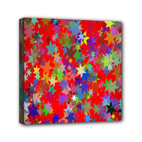 Background Celebration Christmas Mini Canvas 6  X 6  by Nexatart