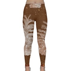 Background Christmas Tree Christmas Classic Yoga Leggings by Nexatart