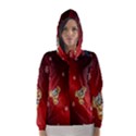 Background Fabric Hooded Wind Breaker (Women) View1