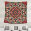 Background Metallizer Pattern Art Square Tapestry (Large) View2