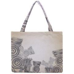 Background Retro Abstract Pattern Mini Tote Bag by Nexatart