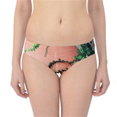 Background Stone Wall Pink Tree Hipster Bikini Bottoms by Nexatart