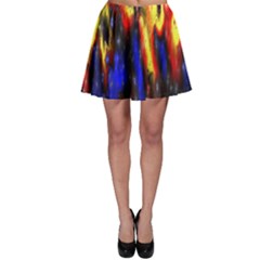 Banner Header Plasma Fractal Skater Skirt by Nexatart