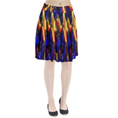 Banner Header Plasma Fractal Pleated Skirt by Nexatart