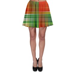 Background Texture Structure Green Skater Skirt by Nexatart