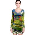 Beautifull Parrots Bird Long Sleeve Bodycon Dress View1