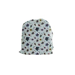 Bees Animal Pattern Drawstring Pouches (small)  by Nexatart