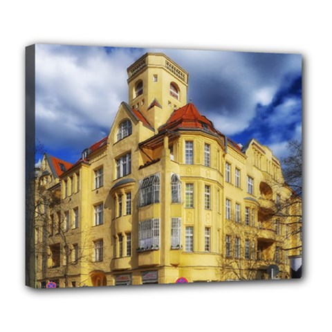 Berlin Friednau Germany Building Deluxe Canvas 24  X 20   by Nexatart