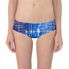 Board Circuits Trace Control Center Classic Bikini Bottoms by Nexatart