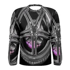 Bord Edge Wheel Tire Black Car Men s Long Sleeve Tee by Nexatart