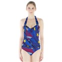 Brexit Referendum Uk Halter Swimsuit View1