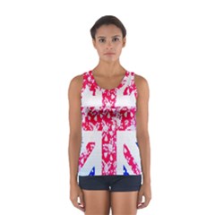 British Flag Abstract Women s Sport Tank Top  by Nexatart