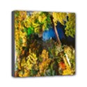 Bridge River Forest Trees Autumn Mini Canvas 6  x 6  View1