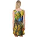 Bridge River Forest Trees Autumn Sleeveless Satin Nightdress View2