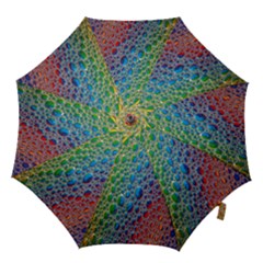 Bubbles Rainbow Colourful Colors Hook Handle Umbrellas (large) by Nexatart