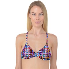 Bokeh Abstract Background Blur Reversible Tri Bikini Top by Nexatart