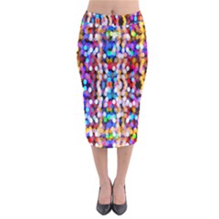 Bokeh Abstract Background Blur Midi Pencil Skirt by Nexatart