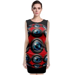 Camera Monitoring Security Classic Sleeveless Midi Dress by Nexatart